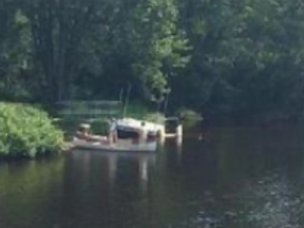 Last canoe in during Float the Paint 2021 event