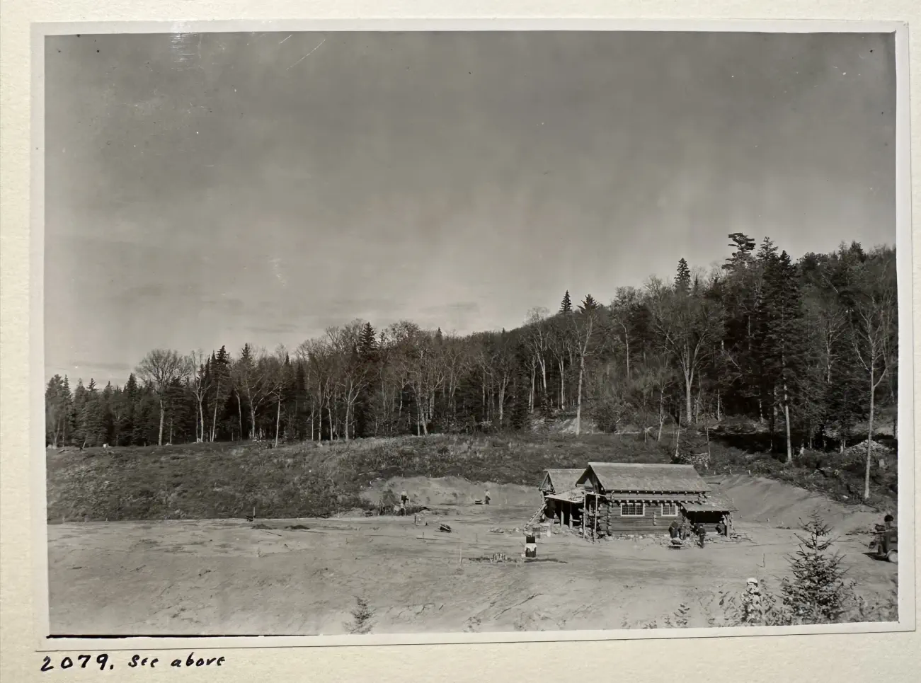 Cooks Run Cabin and field