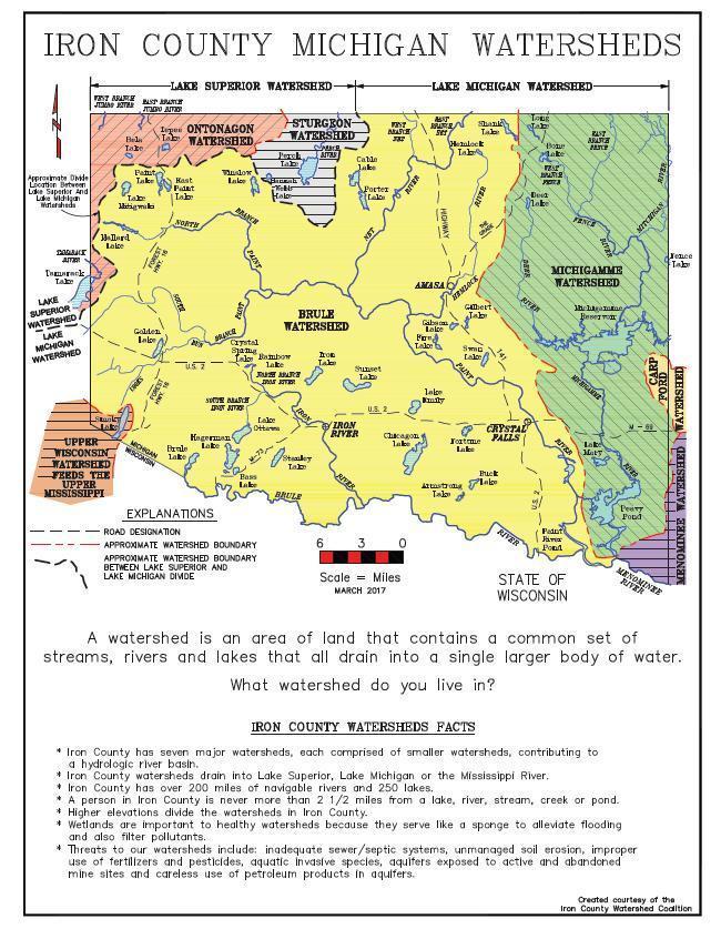 Map of the Iron County Watershed